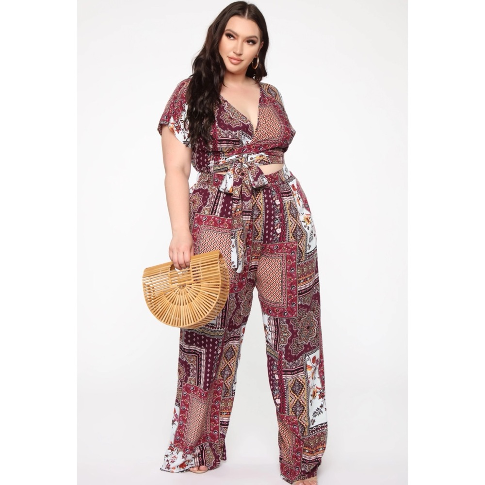 Ivy Printed Pant Set
